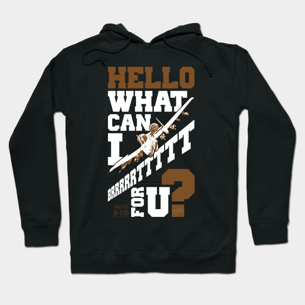 Hello What Can I Brrrrttttt For You? Hoodie by CreativeWear